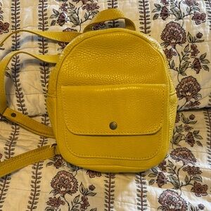 Portland leather mini snap backpack Naples